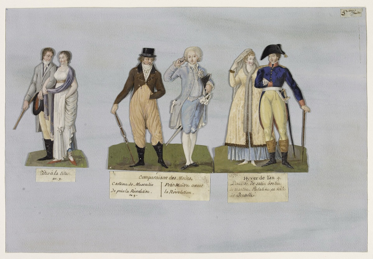 Avant-Garde Kleidung in einer Galerie