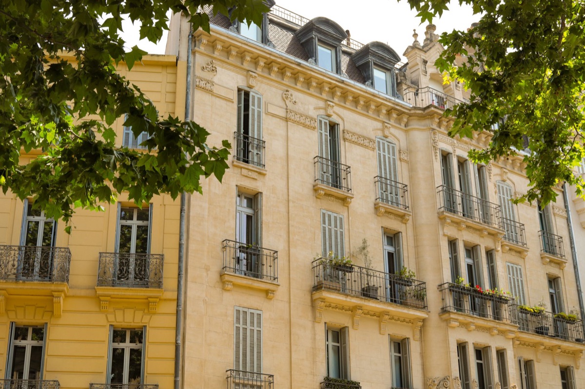 Paris apartment sharing room with view