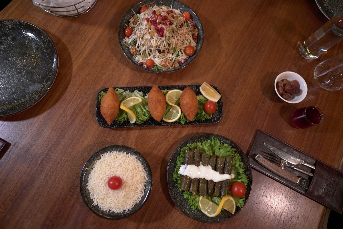 paris restaurant met rijst rijst