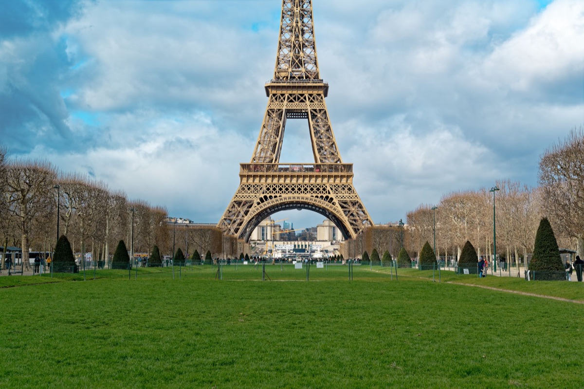 Eiffel Tower from Champ de Mars