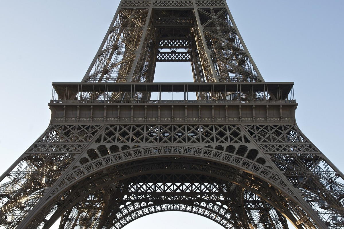 Vista dall'Eiffel Tower da Champ de Mars