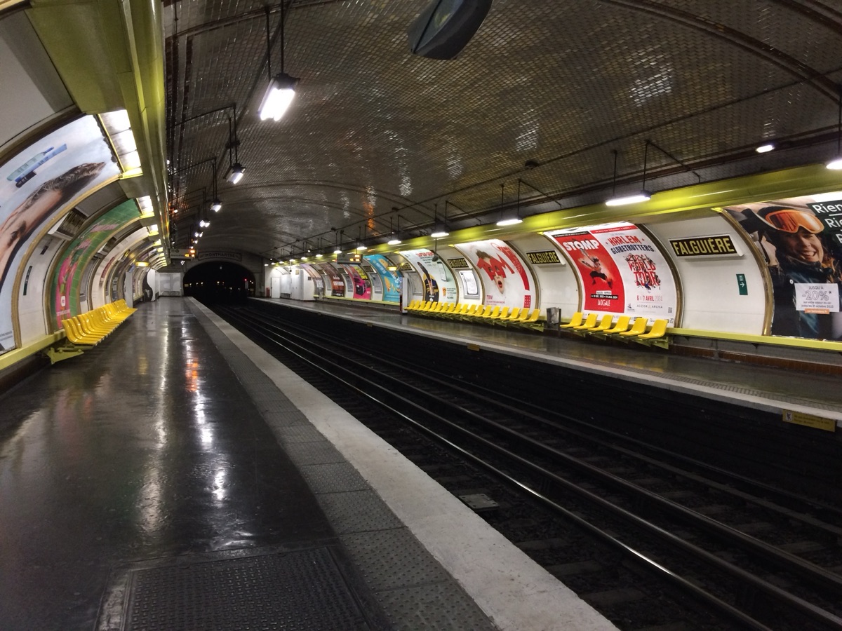 Paris Metro Station
