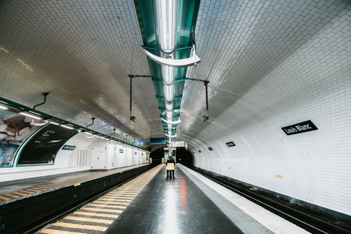 mapa metro parís con líneas