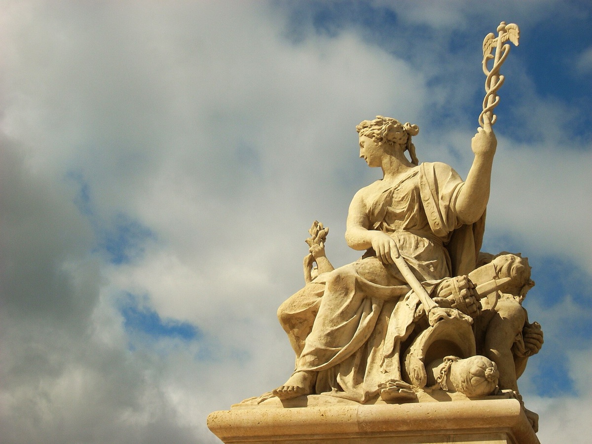 Entrance of Versailles Palace, France