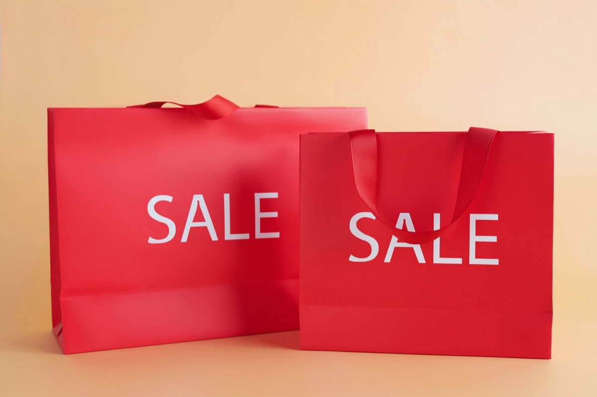 paris luxury shopping bag with receipt