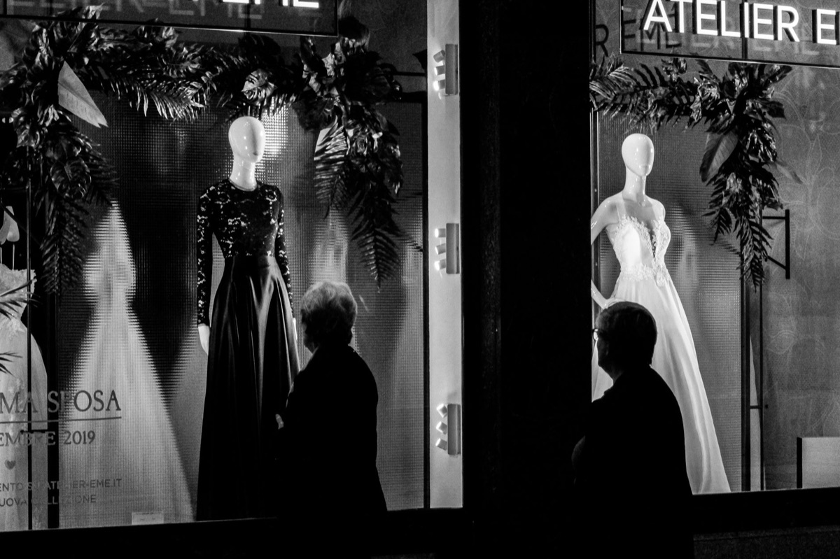 window display of a high-end fashion store in paris