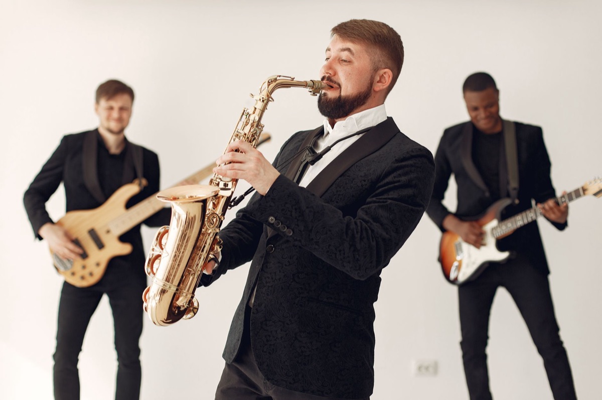 Parisian Street with Jazz Band